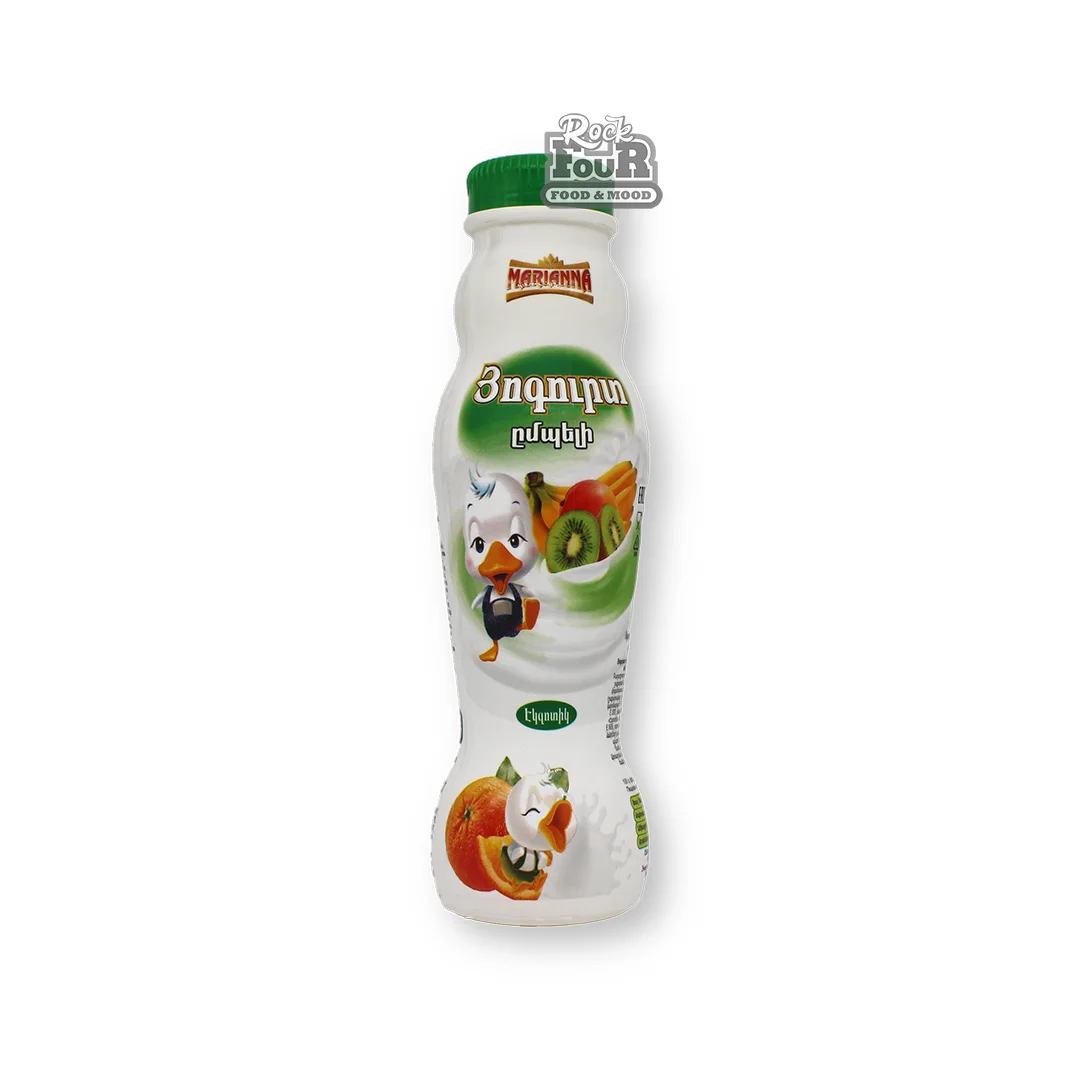 Drinkable yogurt "Marianna" with pieces of exotic fruits 1.5% 270g